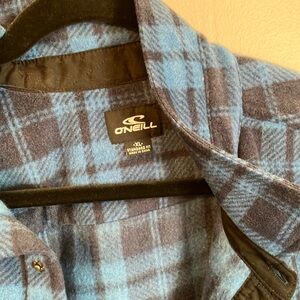 O'Neill Blue Plaid Shirt - XL